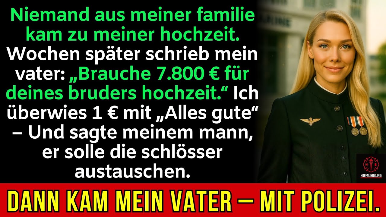 Meine Familie ließ mich an meiner Hochzeit im Stich – dann kam mein Vater mit der Polizei.