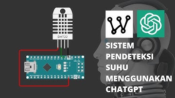 Sistem pendeteksi suhu otomatis menggunakan CHATGPT dengan platform Wokwi