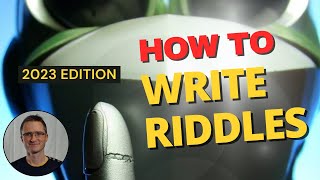 How to WRITE RIDDLES (2023 edition) in 5 Easy Steps | DIY Riddles follow along Tutorial Content