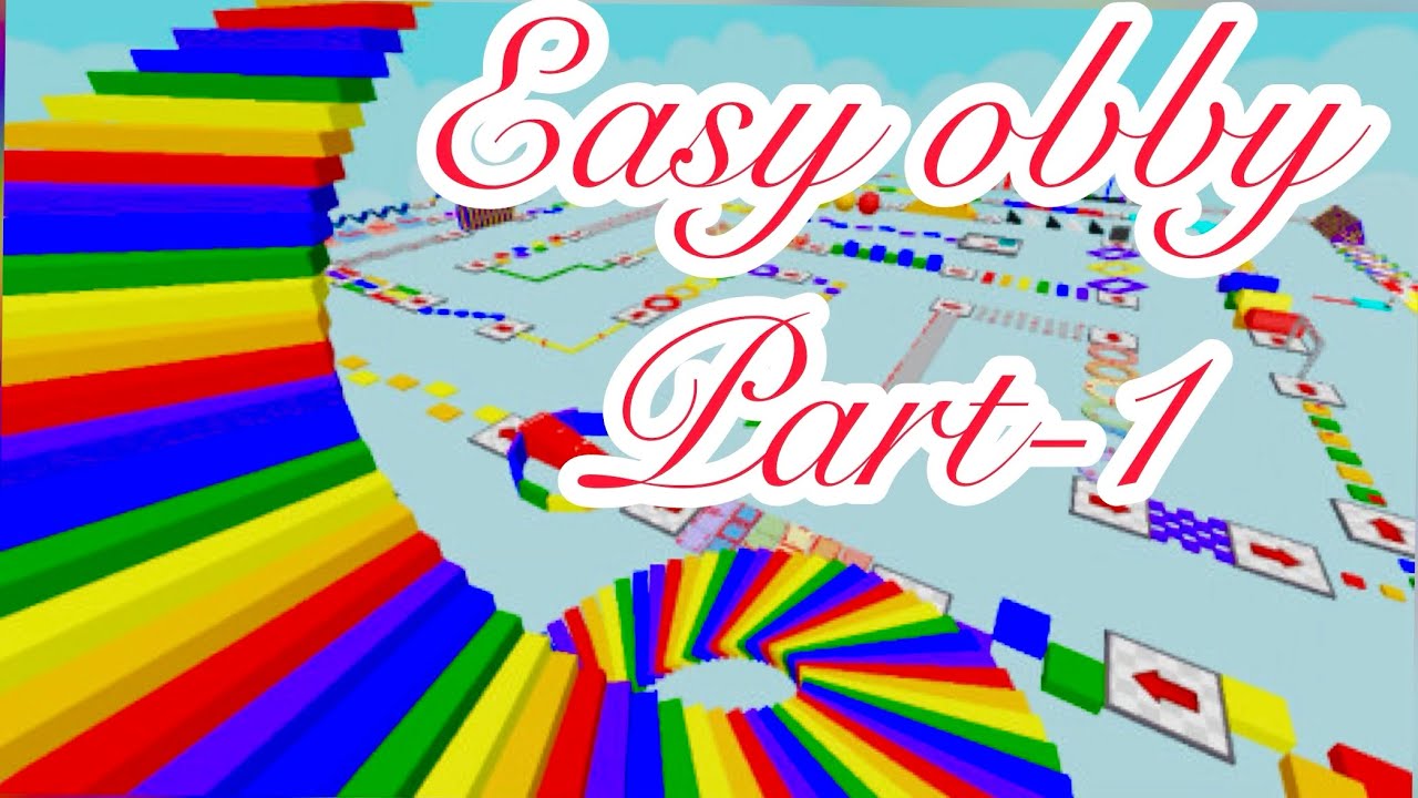 Roblox easy obby part-1 no commentary