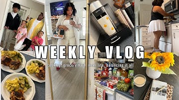 WEEKLY VLOG: DOING ALL THE THINGS… NEW HAIRCUT | GROCERY HAUL | COOKING | SLOW SUNDAYS & MORE  