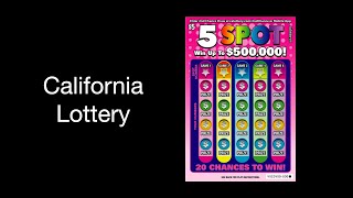 5 Spot - California Lottery $5 (June 2023)