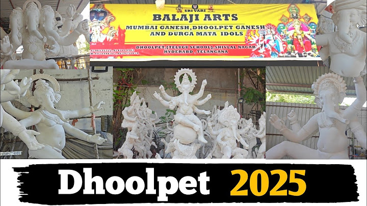 Dhoolpet Ganesh 2025 Prices Hyderabad || Balaji Arts Dhoolpet Ganesh 2025 #dhoolpet #hyderabad