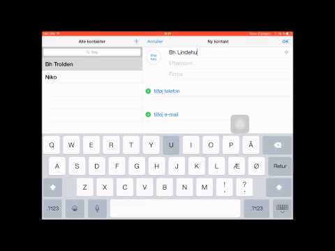 Video: Hvordan synkroniserer jeg mine kontakter med FaceTime?