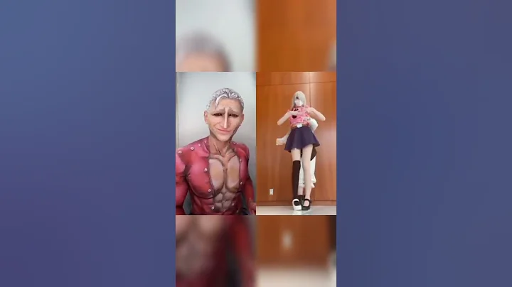 Ban reacts to Elizabeth and Meliodas Cosplay #shorts