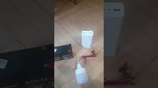 Диодная  лампочка 12v 15w с крокодилами,  под внешний аккумулятор