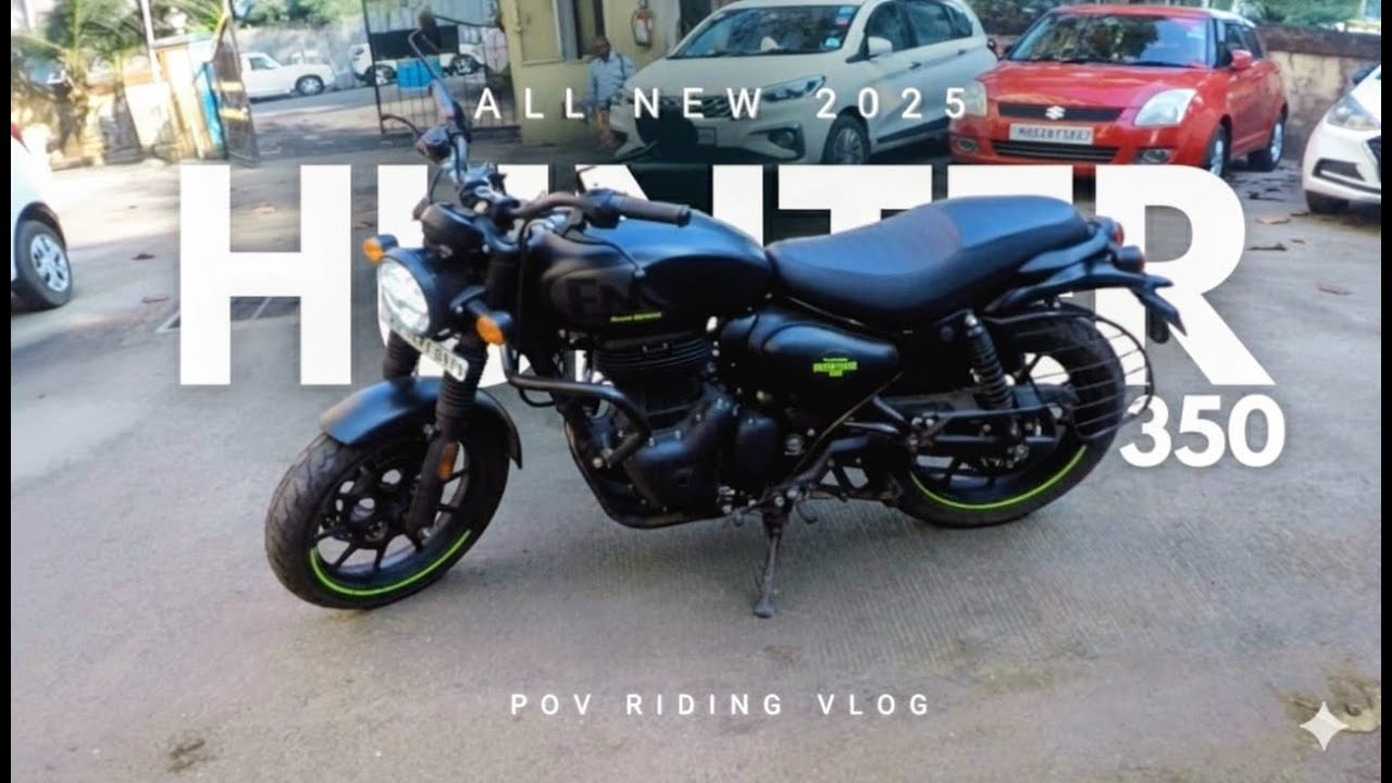 POV: Cruising Through City Streets on My Hunter 350 | Feel the Royal Enfield Thump