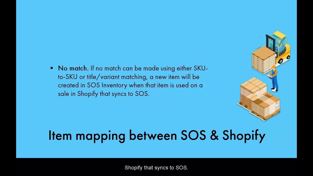 SOS Inventory Integrating with Shopify YouTube