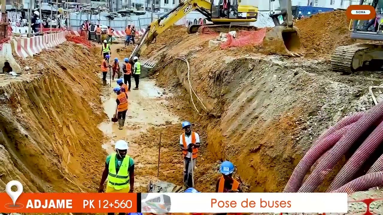 Côte d’Ivoire: Le métro d’Abidjan tel qu’il a avancé en novembre 2023
