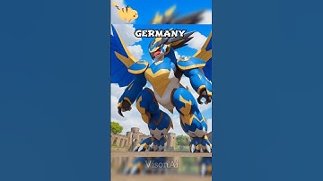 Countries as Pokemon (Part-4)🤩💥 generated using Ai 🔥 #ai #midjourney #pokemon #shorts