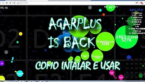 Agarplus is back in real agar.io , How to install and use  -Cómo instalar y utilizar agarplus