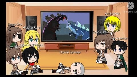 Aot react to Shin Godzilla Vs Zilla Jr Dinomania
