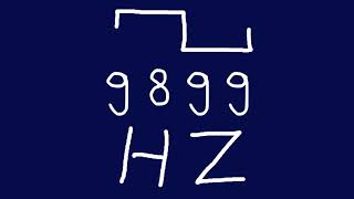 9899 hz square