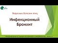 Инфекционный бронхит. Характерные признаки.