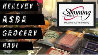 Slimming World | Asda Grocery haul | Family of 4 | including syn values | October 2021