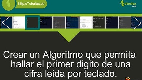sentencia si-sino – pseudocodigo (el primer digito de un numero)