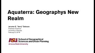 Sgsup Colloquium Jerome Dobson University Of Kansas And The American Geographical Society