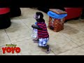YoYo JR fetch water for dad after dinner