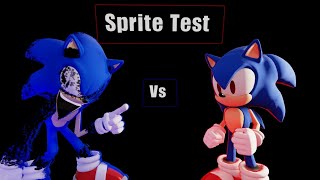 Corrupted Sonic Vs DX Sprite Test