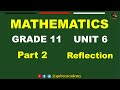 2 Math S Grade 11 Unit 6 Transformation Of The Plane Part 2 Reflection Afaan Oromoo Qubee A 