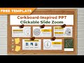 Creative slide zoom idea in powerpoint  free template 