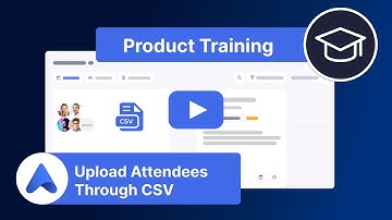 Upload Attendees Through CSV