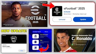 eFootball 2025 New Brand Ambassador & Premium Club Packs, Master League, Players Exchange Mode