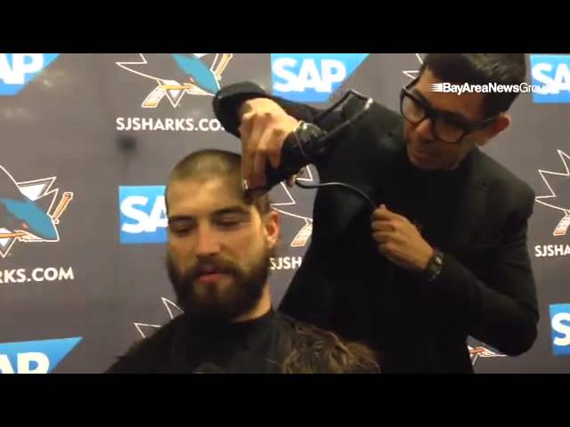 SHARKS FORWARD BRENT BURNS ANNOUNCES “BURNZIE'S BUZZCUT FOR CHARITY”