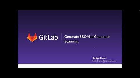 Generate SBOM in Container Scanning for Trivy-based analyzers
