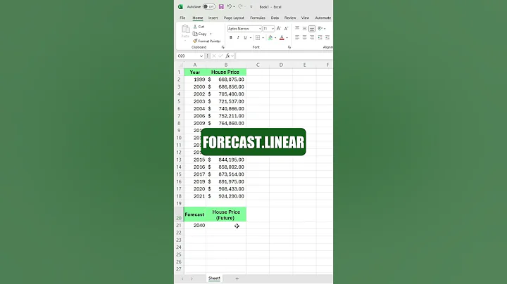 How to Find Future Home Value in Excel | Step-by-Step Guide