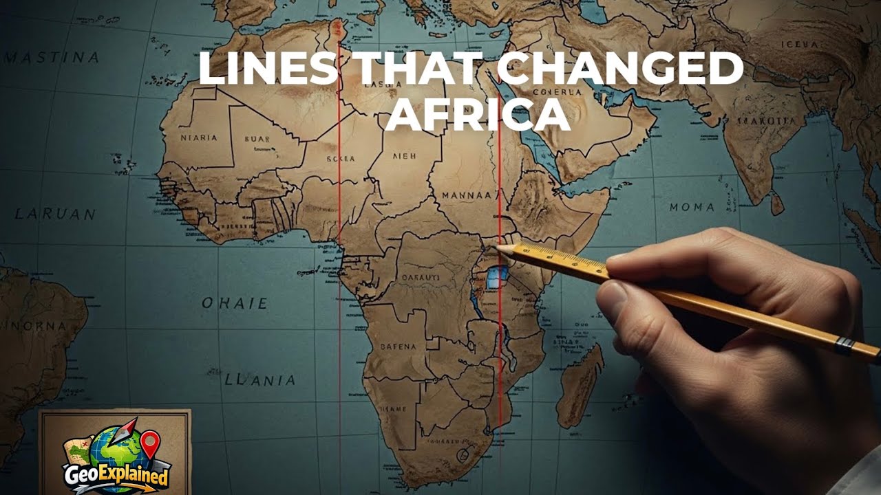 Why are africas borders straight?🌍 