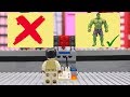 EXPERIMENT: Hulk Superhero Stop motion Optimus Robot Aventure - LEGO IRON MAN's Suit was Stolen!