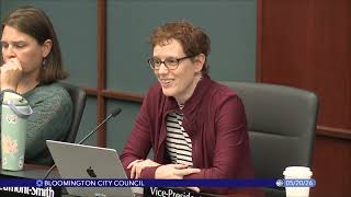 Bloomington City Council, May 20, 2026