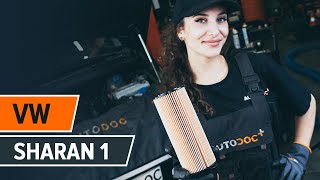 VW SHARAN (7M8, 7M9, 7M6) Filter für Öl austauschen - Video-Tutorial