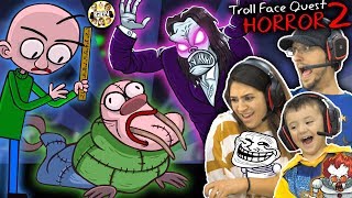 BALDI the WALRUS? TROLLFACE HORROR QUEST 2 w/ Mom & Shawn (FGTEEV gets Trolled) screenshot 5