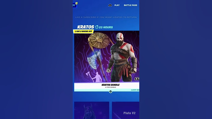 Fortnite Kratos Item Shop!