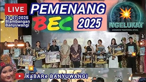 BEC 2025 BANYUWANGI ETHNO CARNIVAL CHAMPION | NGELUKAT USINGNESE, A TRADITIONAL SACRED RITUAL OF ...