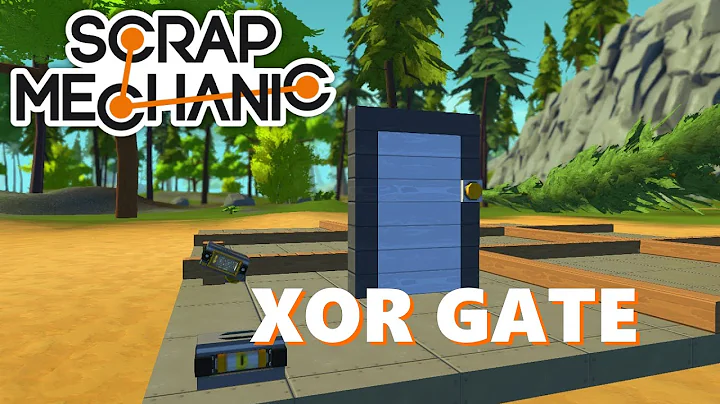 Scrap Mechanic | XOR Logic Gate (2 - Way Buttons)