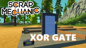 Scrap Mechanic | XOR Logic Gate (2 - Way Buttons)