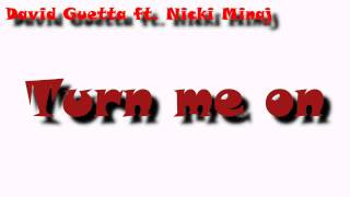 David Guetta ft. Nicki Minaj - Turn Me On (Full HD/HQ)