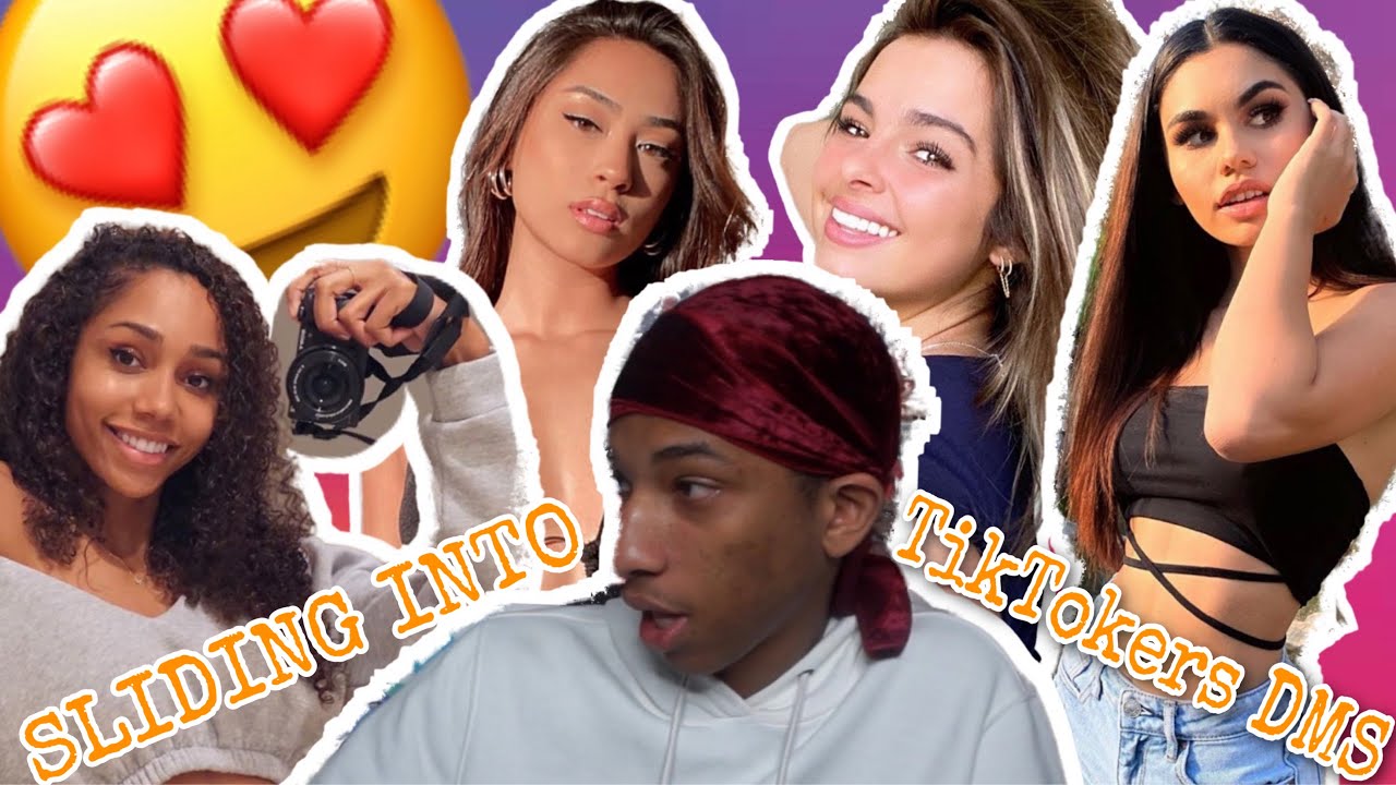 SLIDING INTO TIKTOKERS DM( I HAVE A TIKTOK CRUSH NOW) - YouTube