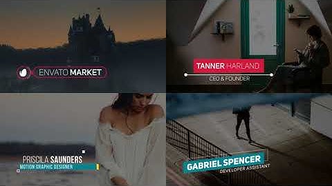 Titles & Lower Thirds - After Effects Template