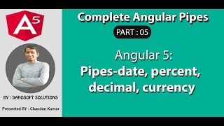 Part 5 - Complete Angular Pipes --date, percent, decimal, currency