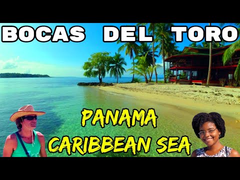 Bocas del Toro a paradise islands in Panama Caribbean Sea, pristine beaches, marine life, English