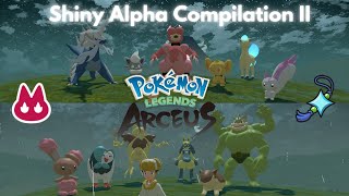 SHINY ALPHA Compilation 2 in Pokemon Legends Arceus