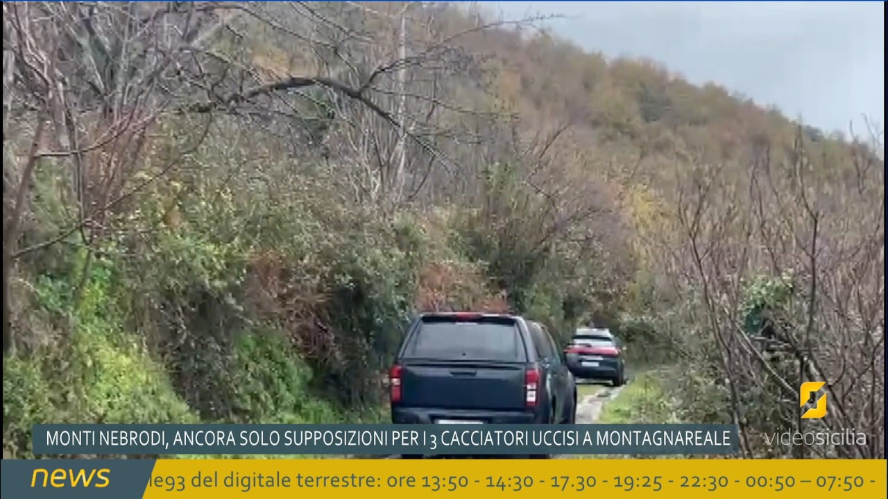 Monti Nebrodi, ancora solo supposizioni per i 3 cacciatori uccisi a Montagnareale
