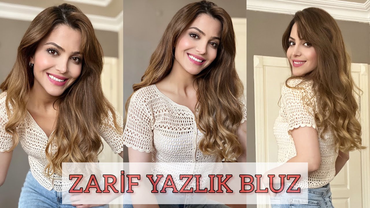 Siz istediniz ben yaptım 😊 harika yazlık crop hırka bluz