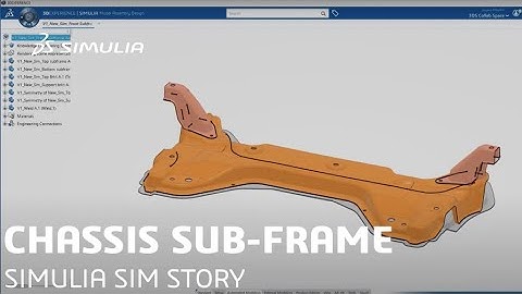 Speed-up model Build for Chassis | Automated Modeling of Chassis Sub-Frame | SIMULIA SIM Story