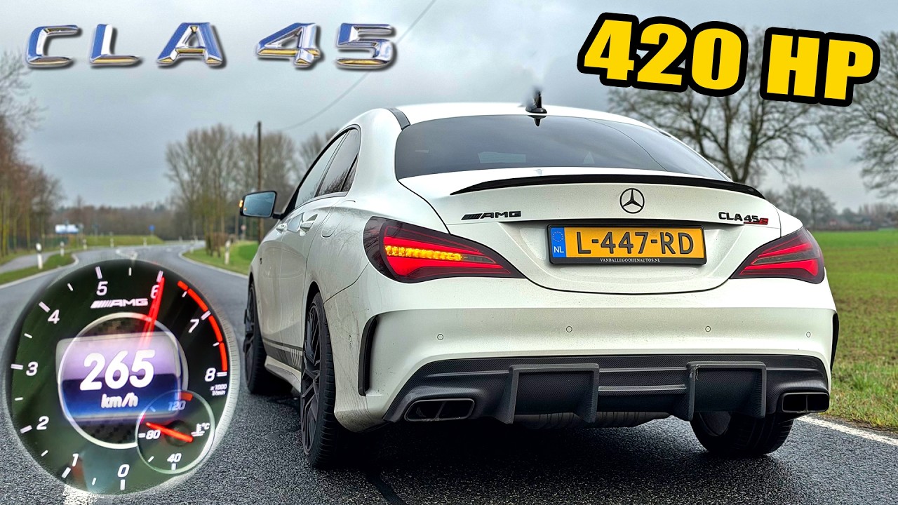 Mercedes CLA 45 AMG *STAGE 1* // 0-100 100-200 TOP SPEED & SOUND