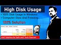 100% Disk | Disk Usage high | Computer hang ho ja raha hai | Fix it